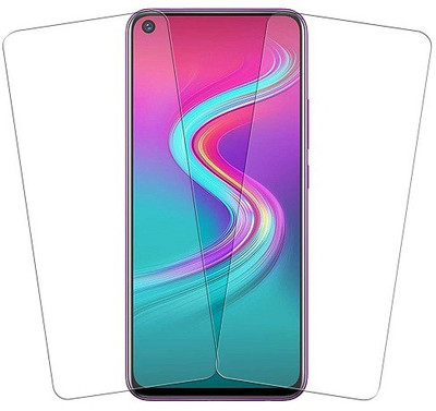 Bodoma Tempered Glass Guard for Infinix S5/Infinix S5lite pack of 2(Pack of 2)