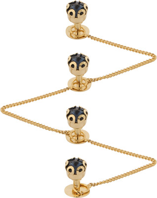 Tripin T-1929 Brass Bullet Back Shirt Stud(Blue)