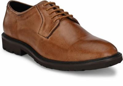 Carlo Romano by Wasan Shoes Premium Quality Perfect Style Formal Officewear Partywear Shoe Lace Up For Men(Tan)
