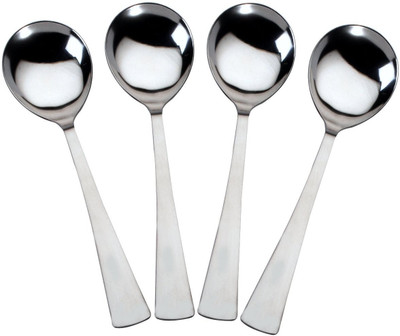salma 4 Serving spoon Stainless Steel Serving Spoon, Table Spoon Set(Pack of 4)
