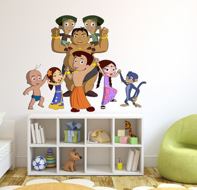 Littlebuds 110 cm Chotta Bheem Removable Sticker(Pack of 1)