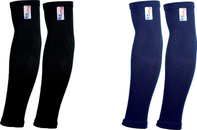 MATTZIG Arm & Elbow UV Protection Elbow Support(Black, Blue)