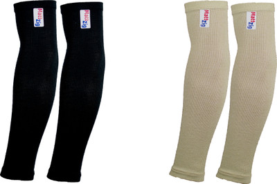 MATTZIG Arm & Elbow UV Protection Elbow Support(Black, Beige)