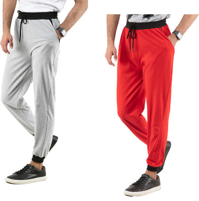 Indistar Solid Men Multicolor Track Pants