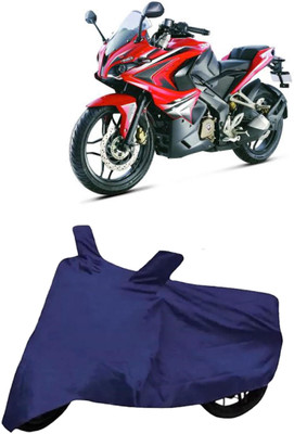 WMIZEXA Waterproof Two Wheeler Cover for Bajaj(Pulsar RS 200, Blue)