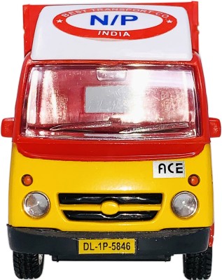 Miniature Mart ABS Plastic Ace Freight Carrier Mini Truck Pull Back Toys For Kids(Red, Pack of: 1)