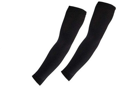 Tryo Cotton, Nylon Arm Sleeve For Men & Women(Free, Black)