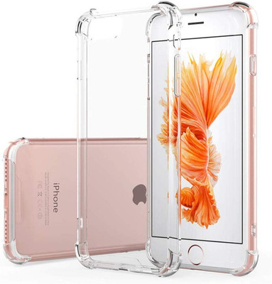 FITSMART Bumper Case for Apple iPhone 7 Plus(Transparent, Flexible, Silicon, Pack of: 1)