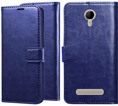 POPKART Flip Cover for COOLPAD MEGA 4A Flip Cover, COOLPAD MEGA 4A Flipcover(Blue)