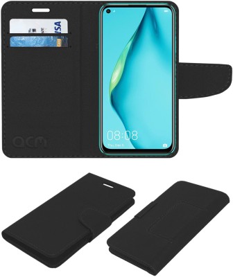 ACM Flip Cover for Huawei P40 Lite(Black, Cases with Holder, Pack of: 1)