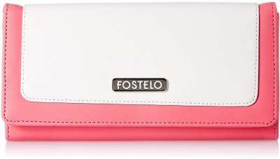 FOSTELO Casual White, Pink  Clutch