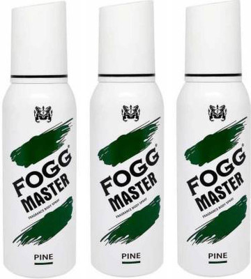 FOGG fog master Pine Body Spray  -  For Men & Women(300 ml, Pack of 3)