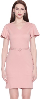 Annabelle by Pantaloons Women A-line Pink Dress