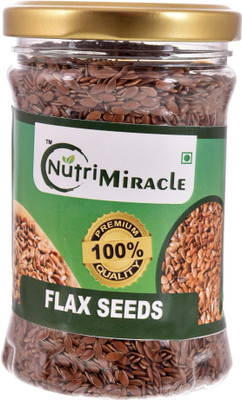 NUTRI MIRACLE flax seeds Brown Flax Seeds(150 g)