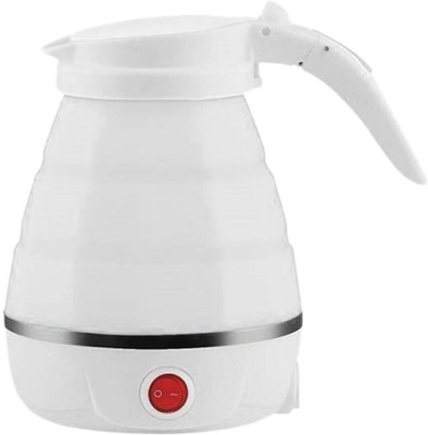 DN BROTHERS Silicone and Dual Voltage Travel Foldable Electric Kettle 600 Ml(Multicolor) Beverage Maker(0.6 L, Multicolor)