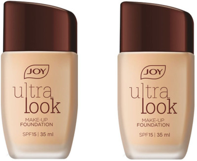 Joy ultra look make up foundation SPF 15 35 ml * 2 ( pack of 2) Foundation(SPF15, 35 ml)