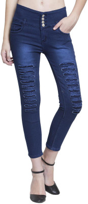F2M Slim Women Dark Blue Jeans