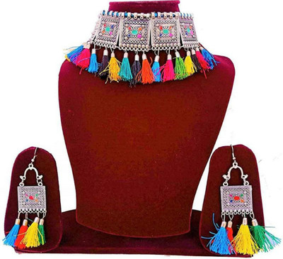 TWOLOVER Brass Gold-plated Multicolor Jewellery Set(Pack of 1)