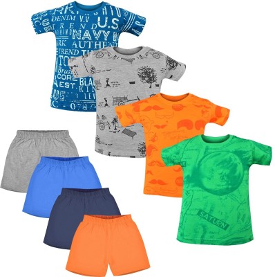 Luke and Lilly Boys Casual T-shirt Shorts(Multi Colour 2)