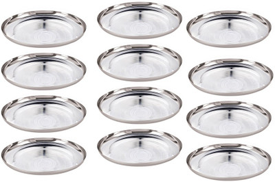 NEELAM SJKT098D_Set of 12 Half Plate(Pack of 12, Microwave Safe)