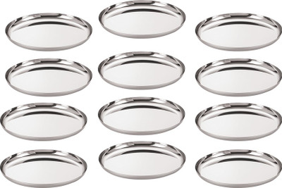 NEELAM SJKT013P_Set of 12 Dinner Plate(Pack of 12, Microwave Safe)