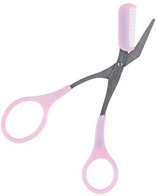 CHESHTA Eyebrow Trimmer Scissors ,Remover Makeup Tools Scissors(Set of 1, Pink)