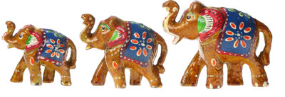 Anusuya Antique Decorative Showpiece  -  6 cm(Paper Mache, Multicolor)
