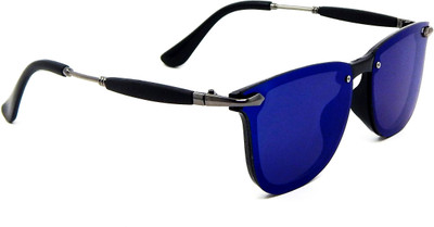 Els Rectangular Sunglasses(For Men & Women, Blue)