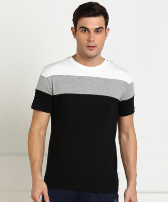 Billion Colorblock Men Round Neck Multicolor T-Shirt