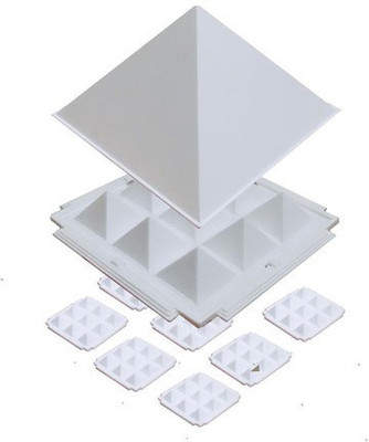 Acufit Feng Sui Vastu Multier 9x9 – Original (multi-layer pyramid Vastu Yantra) Plastic Yantra