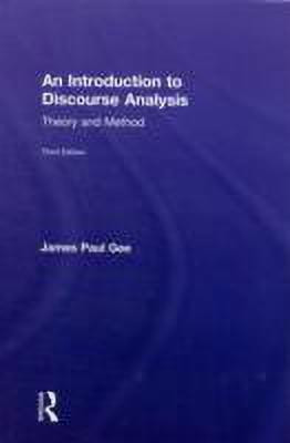 An Introduction to Discourse Analysis(English, Hardcover, Gee James Paul)