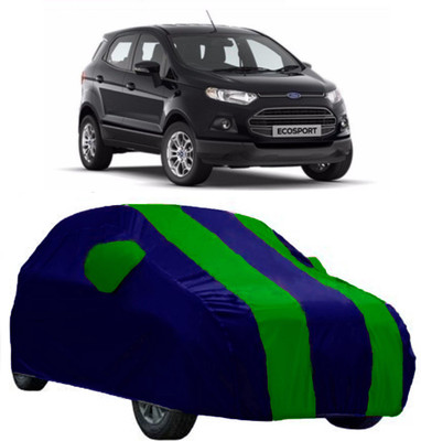 AutoKick Car Cover For Ford Ecosport (With Mirror Pockets)(Green)