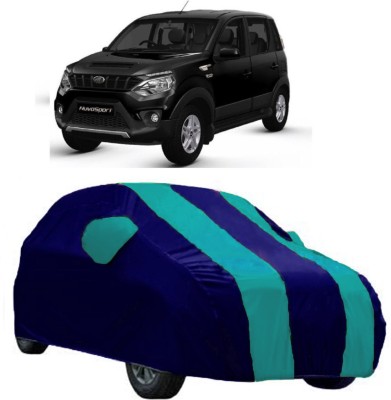 AutoRock Car Cover For Mahindra Nuvosport (With Mirror Pockets)(Multicolor)