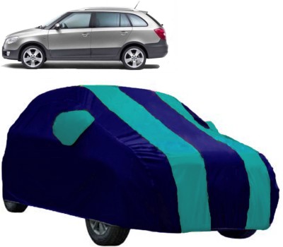 AutoRock Car Cover For Skoda Fabia Scout (With Mirror Pockets)(Multicolor)