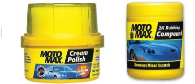 Motomax Paste Car Polish for Metal Parts, Exterior(160 g)