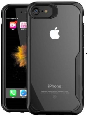Phone Case Cover Front & Back Case for Apple iPhone 7(Transparent, Black, Shock Proof)