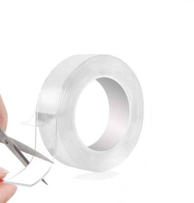 JUBLYN Double Sided Handheld Tape (Manual)(Set of 1, White)