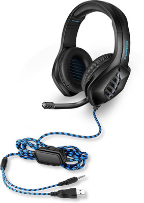 CosmicByte GS430 Wired Headset(Black, On the Ear)