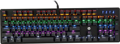 HP GK100 Wired USB Gaming Keyboard(Black)