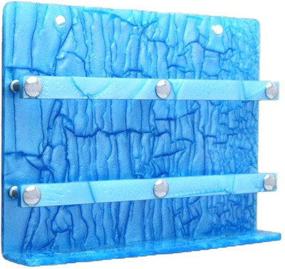 STIMULUS Acrylc Wall Mount Mobile Stand (Size - 8X6 Inch) Marble BLUE Mobile Holder