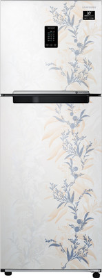 Samsung 314 L Frost Free Double Door 2 Star (2020) Refrigerator(Mystic Overlay White, RT34T46326W/HL)