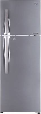 LG 335 L Frost Free Double Door 2 Star Refrigerator  (Shiny Steel, GL-I372RPZY)