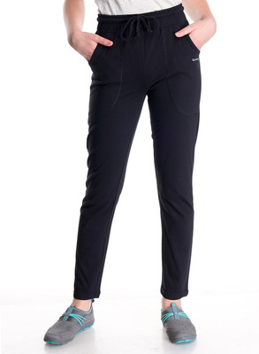 Guapo Solid Women Black Track Pants
