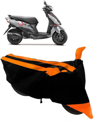 AutoKick Two Wheeler Cover for Suzuki(Let's, Orange)