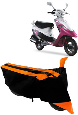 AutoKick Two Wheeler Cover for TVS(Scooty Pep+, Orange)