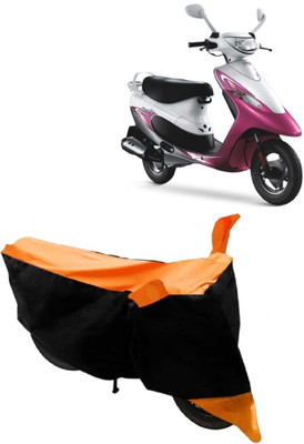AutoKick Two Wheeler Cover for TVS(Scooty Pep+, Orange)