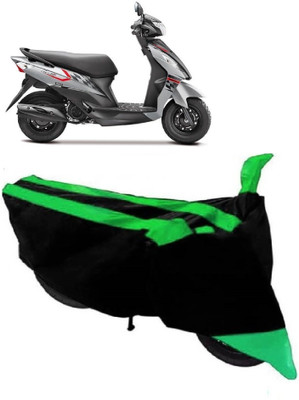 AutoKick Two Wheeler Cover for Suzuki(Let's, Green)