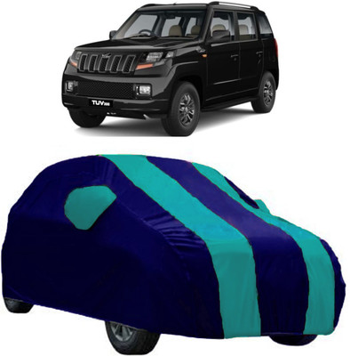 AutoRock Car Cover For Mahindra TUV300 (With Mirror Pockets)(Blue)