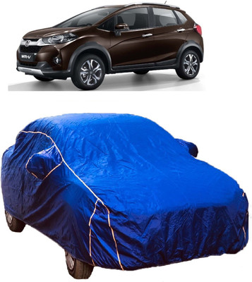 MoTRoX Car Cover For Honda WR-V (With Mirror Pockets)(Blue)