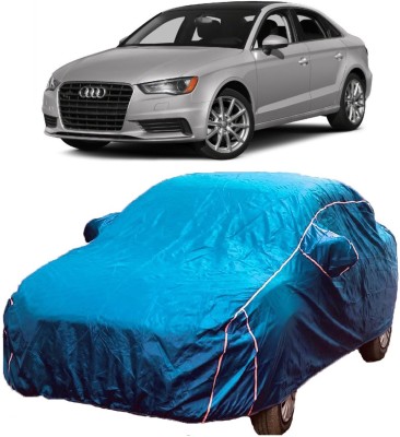 MoTRoX Car Cover For Audi A3 (With Mirror Pockets)(Blue)